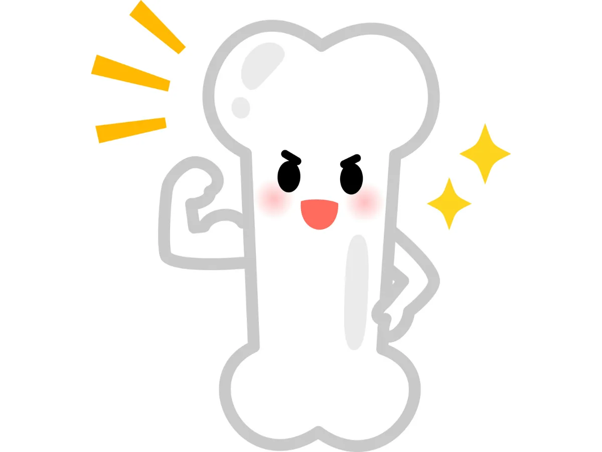 強い骨のキャラクター