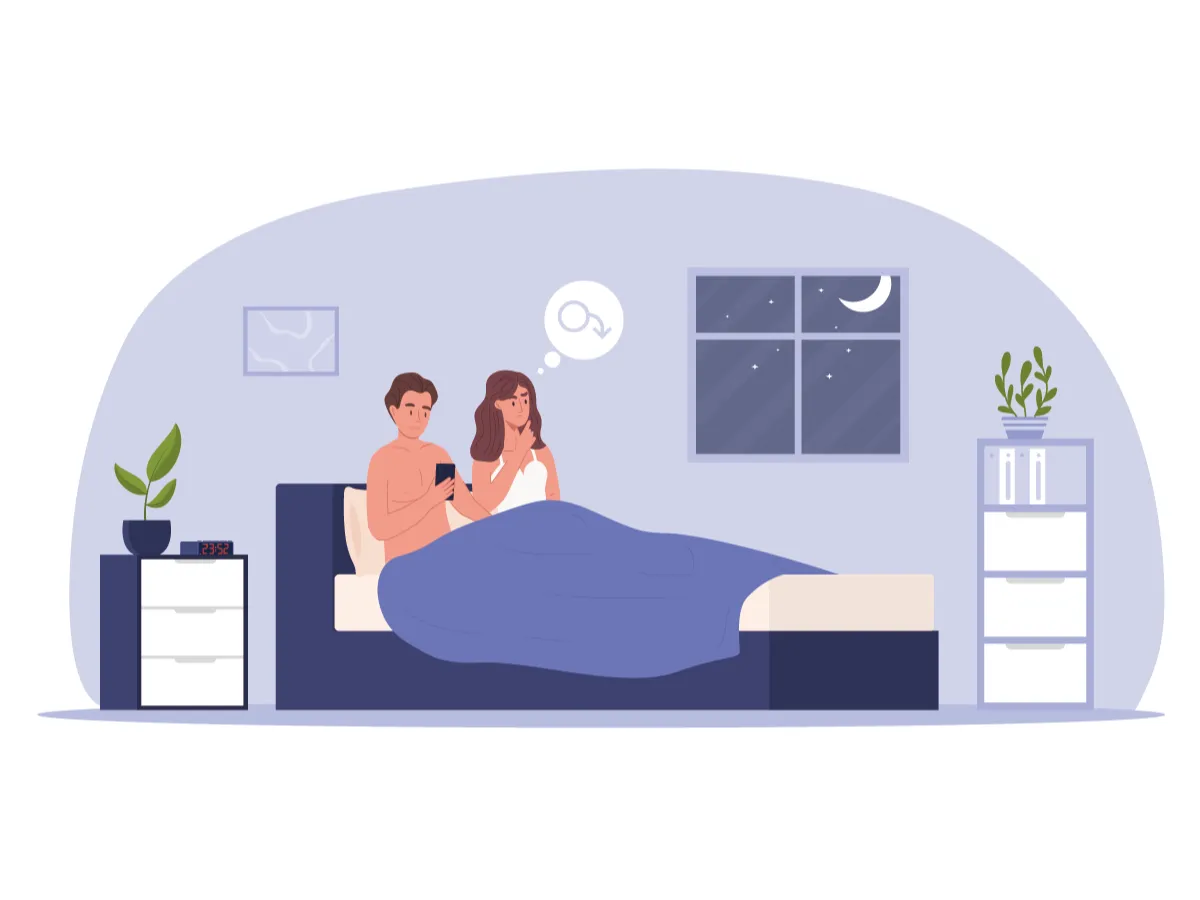性的親密な問題を抱えているカップル