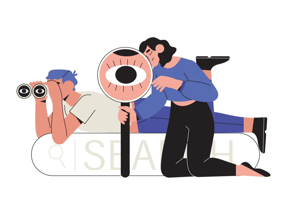 Webサーフィンのイラスト
