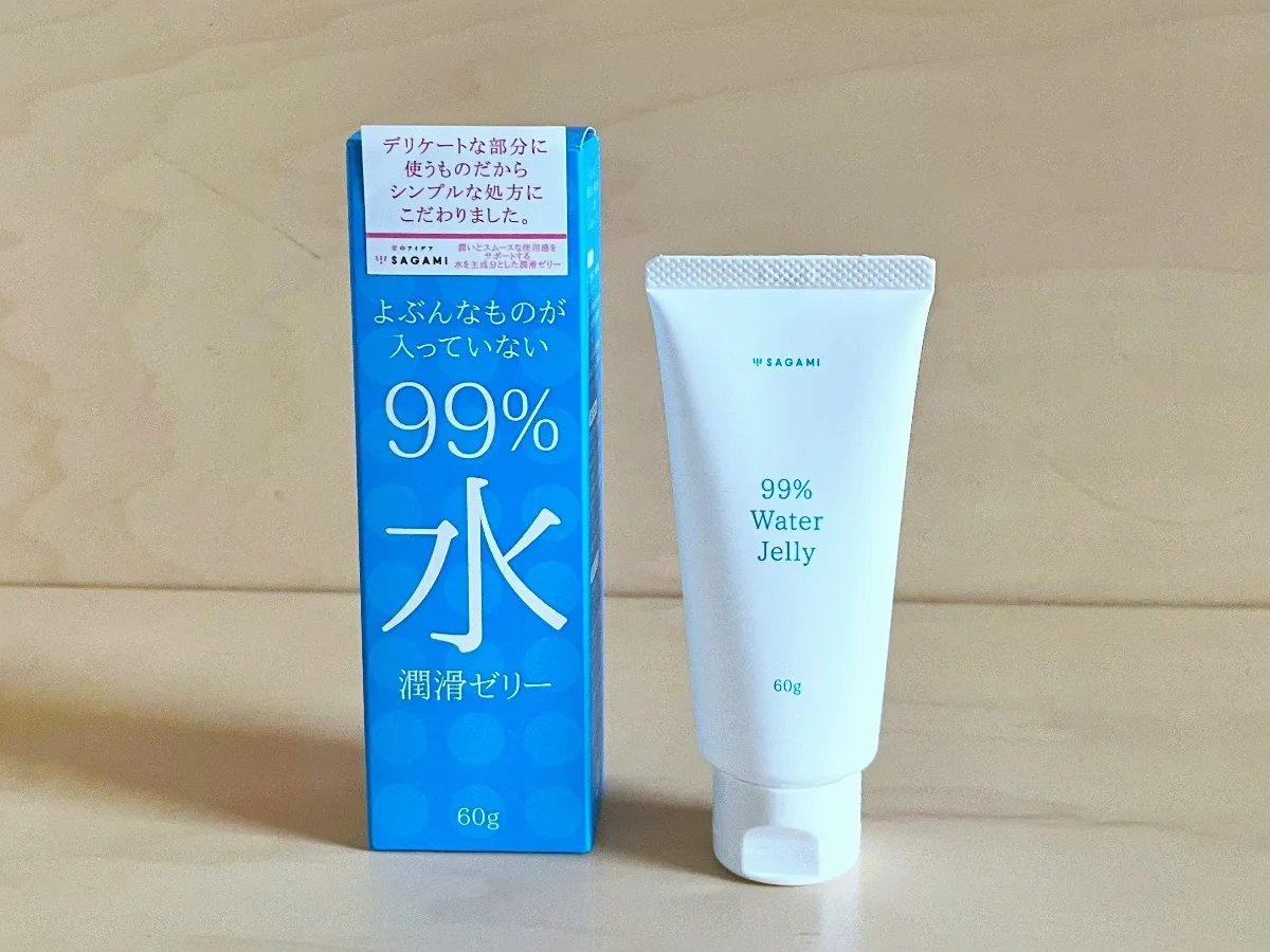 99％水潤滑ゼリー 60g ￥1,100（問い合わせ／相模ゴム工業株式会社 ●https://www.sagami-gomu.co.jp/）