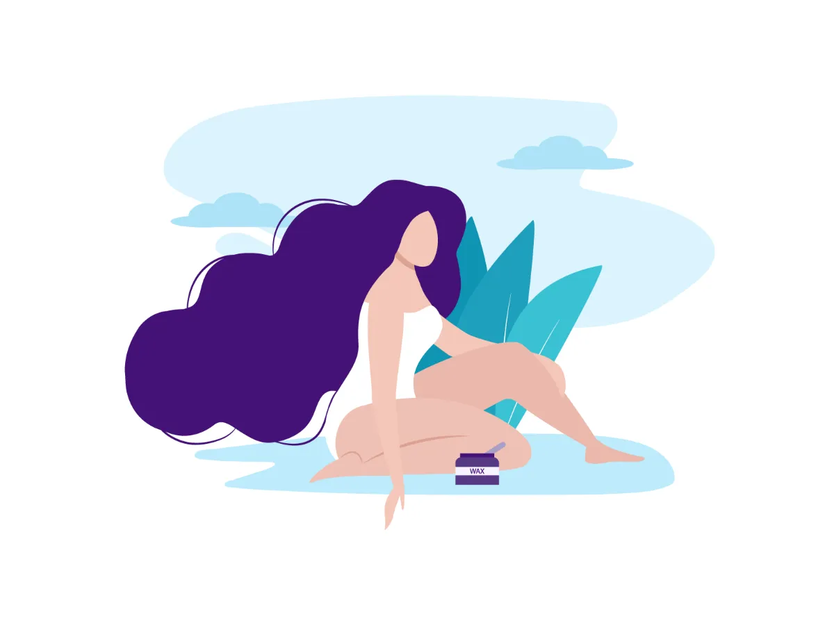 脱毛した女性